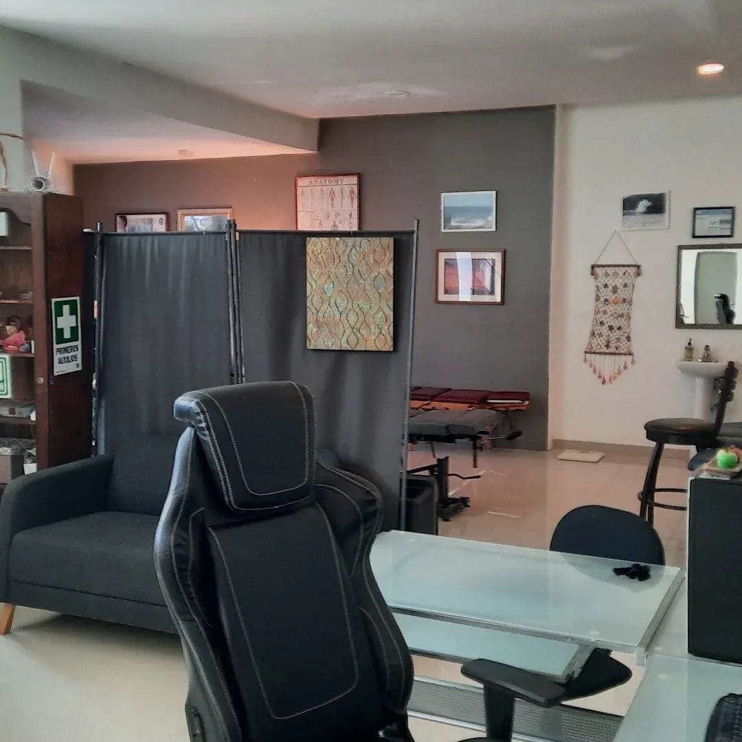The adjustment room with chiropractic tables